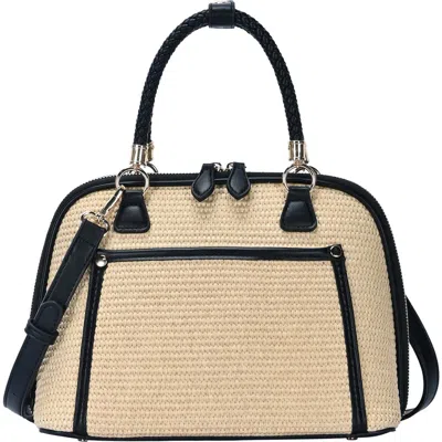 Miztique Raffia Dome Satchel