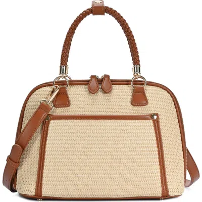 Miztique Raffia Dome Satchel