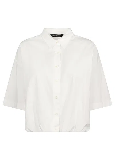 Mizuiro Cotton Shirt In White