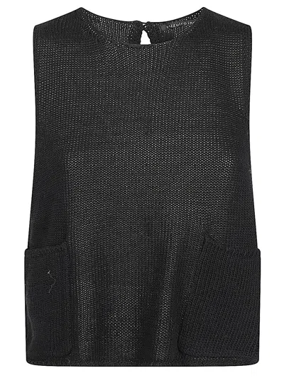 Mizuiro Cotton Vest In Black