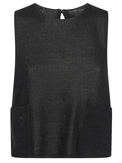 Mizuiro Cotton Vest In Black
