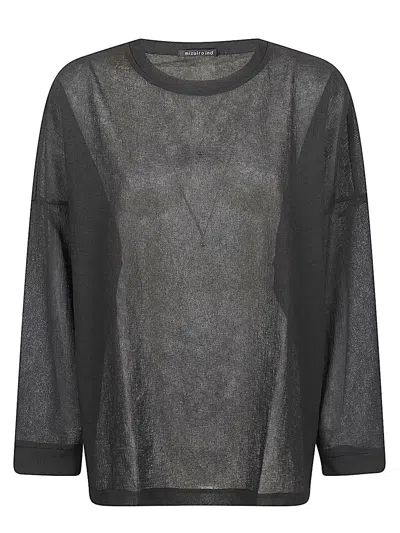 Mizuiro Crewneck Sweater In Black