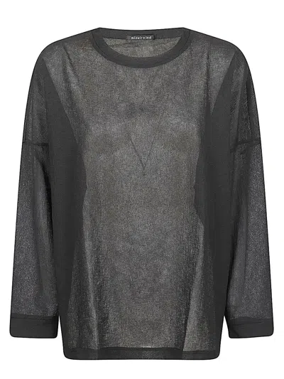 Mizuiro Crewneck Sweater In Black