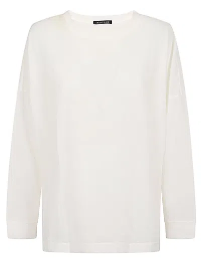 Mizuiro Crewneck Sweater In White