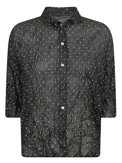 Mizuiro Dotted Shirt In Black
