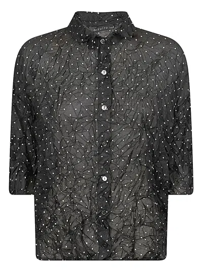 Mizuiro Dotted Shirt In Black
