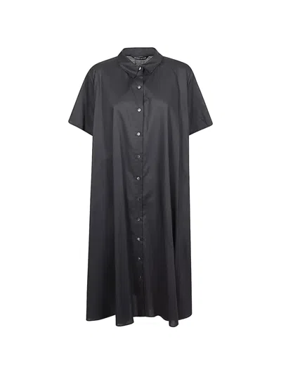 Mizuiro Ind Short-sleeve Midi Dress In Blue