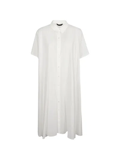 Mizuiro Ind Short-sleeve Midi Dress In White