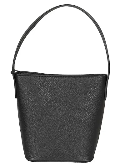 Mizuiro Small Leather Handbag In Black