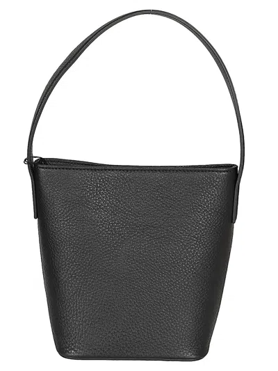 Mizuiro Small Leather Handbag In Black