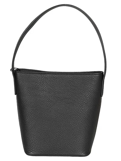 Mizuiro Small Leather Handbag In Black