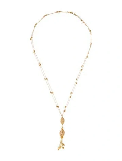 Pre-owned Mizuki 14k Diamond Pendant Station Necklace, 17.5" In Multi