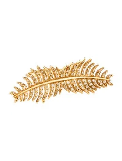 Pre-owned Mizuki 14k Diamond Wings Of Desire Feather Ring In Multicolor