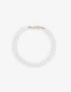 Mizuki Womens 14kt Yellow Gold Dancing Pearl 14ct Yellow-gold And Freshwater Pearl Bracelet In 14kt Yellow Gold