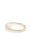 Mizuki 14kt Yellow Gold Sea Of Beauty Diamond And Pearl Ear Cuff In 金色
