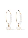 Mizuki 14kt Yellow Gold Sea Of Beauty Hook Pearl Earrings In Gold
