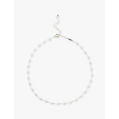 Mizuki Yellow Gold Sbn149 Sea Of Beauty 14ct Yellow-gold And Akoya Pearl Choker Necklace