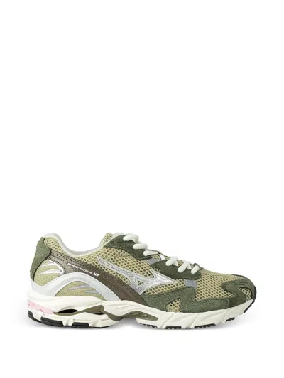 Mizuno 웨이브 라이더 10 스니커즈 In Green