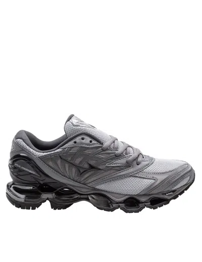 Mizuno 1906 Leather And Fabric Sneakers In Gray