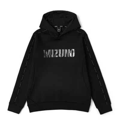 Mizuno 保暖静温空气层针织套头连帽运动休闲百搭舒适男式运动卫衣男 In Black