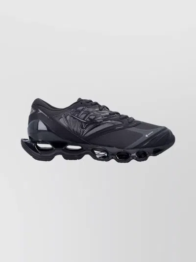 Mizuno Advanced Performance Sneakers Featuring Mesh Design In Black