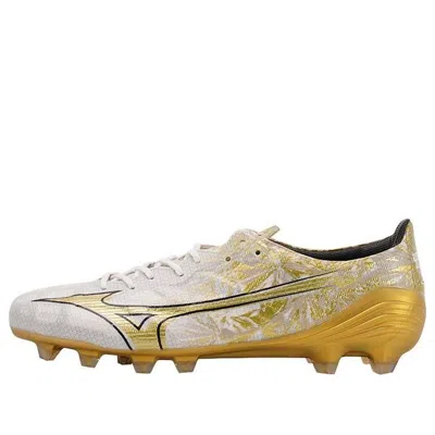 Mizuno Alpha Elite Fg 'white Gold' In Multi