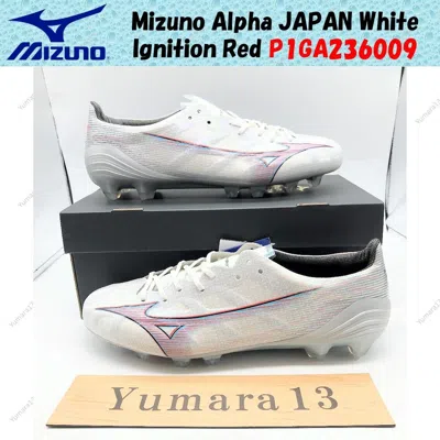 Pre-owned Mizuno Alpha Japan White Ignition Red P1ga236009 Men's Size