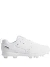 Mizuno Ambition 2 Tpu Low Molded Baseball Cleats "white" Sneakers In White