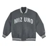 Mizuno Baseball Jacket 'grey' In Gray