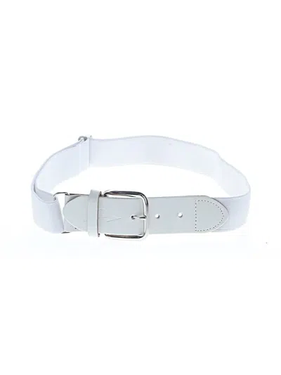 Pre-owned Mizuno Belt In White