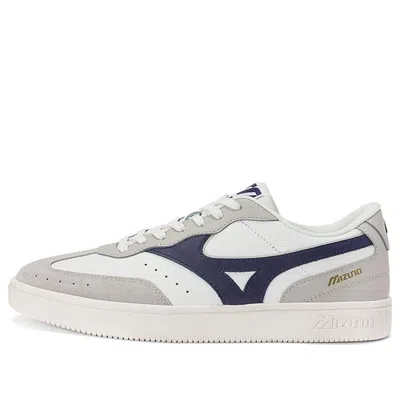 Mizuno Court Lite Cozy Minimalistic Skateboarding Shoes Unisex Gray White Blue In Neutral
