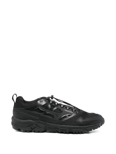 Mizuno Cut-out Sneakers In Black