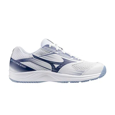 Pre-owned Mizuno Cyclone Speed 5 'white Bellwether Blue' | Men's Size 7