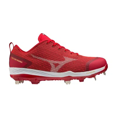 Pre-owned Mizuno Dominant 4 Low 'red White' | Men's Size 14