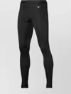 Mizuno Elastic Waistband Stretch Fabric Trousers In Black
