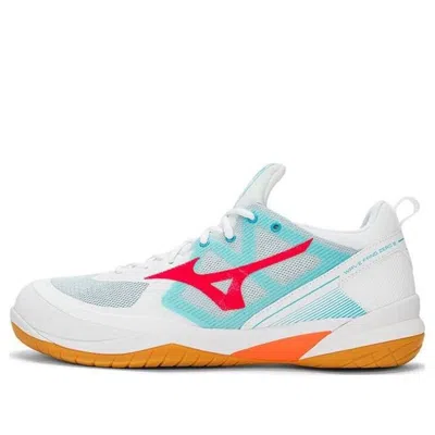 Mizuno Fang Zero Ii 'white Coral Blue' In Neutral