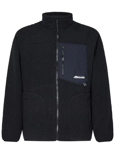 Mizuno Fleece Technical Jacket In Black