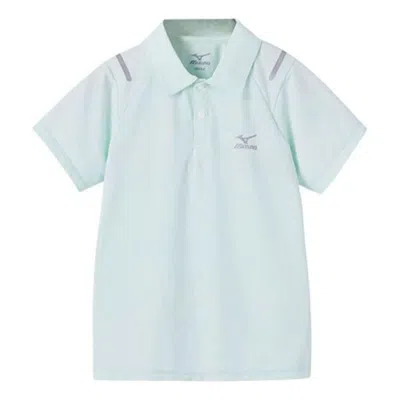 Mizuno (gs)  Logo Graphic T-shirt 'teal' In Blue