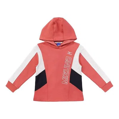 Mizuno (gs)  Logo Hoodie 'red' In Pink