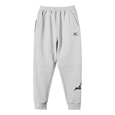 Mizuno (gs)  Logo Sports Trousers Pants 'white' In Gray