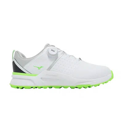 Pre-owned Mizuno Hazard Enerzy Boa 4e Extra Wide 'white Green' | Men's Size 8