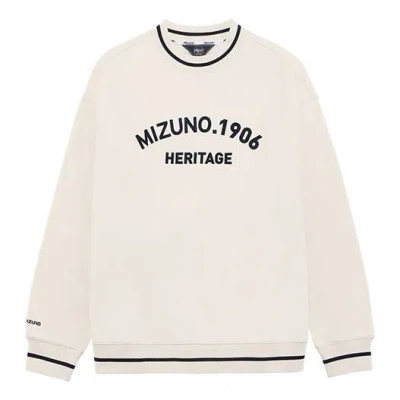 Mizuno Heritage Casual Sweater 'beige' In White