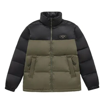 Mizuno Heritage Puffer Jacket 'green' In Black