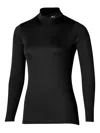 Mizuno High Neck Top In Black