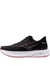 Mizuno Low Top Sneakers With Mesh Upper And Rubber Outsole In Black
