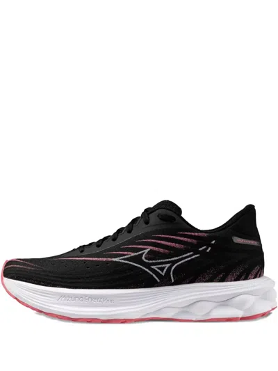 Mizuno Knitted Sneakers In Black