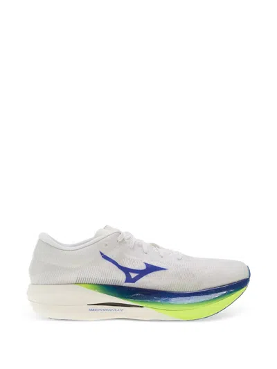 Mizuno Lace-up Logo Sneakers In White
