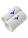 Mizuno Logo-embroidered Wristbands In White