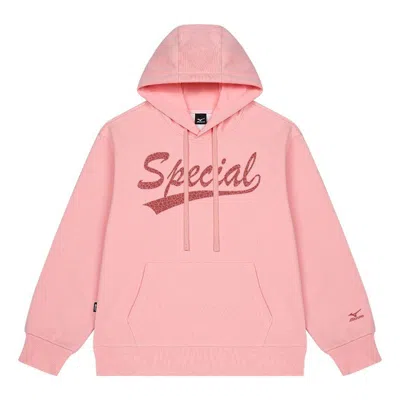 Mizuno Logo Graphic Hoodie 'pink'
