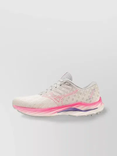 Mizuno Low Top Sneakers With Mesh Upper And Rubber Outsole In Pink